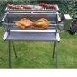 Preview: Spießbratengrill Profi einfach mit Aufsteckrost