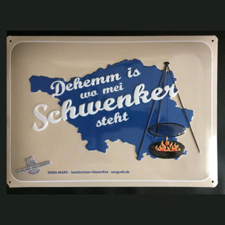 Retroschild mit Kultspruch für alle Saarländer.... und natürlich auch für alle Saarlandfans!