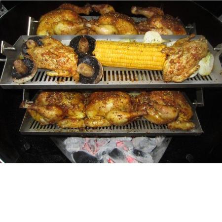 schonendes, gesundes Grillen von Spare Ribs, Fischfilet, Hähnchenschenkel, Gemüse und mehr....