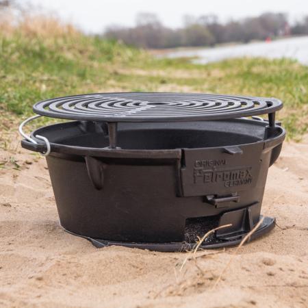 Grill und Kochstelle für Feuertöpfe