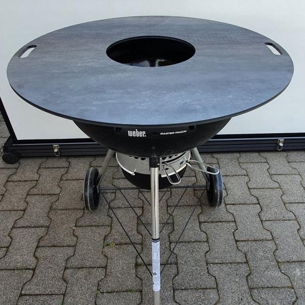 Feuerplatte rund  passend für Kugelgrills D 57 cm + 67 cm, sowie Feuertonnen und runde Feuerstellen