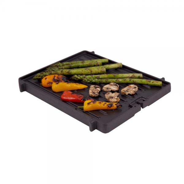 beidseitig verwendbare Grillplatte