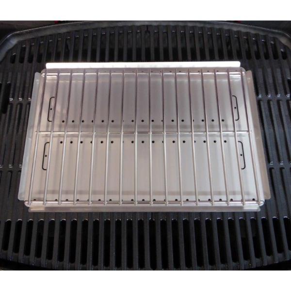 Hitzeschild / Entkopplungsblech für indirektes Grillen