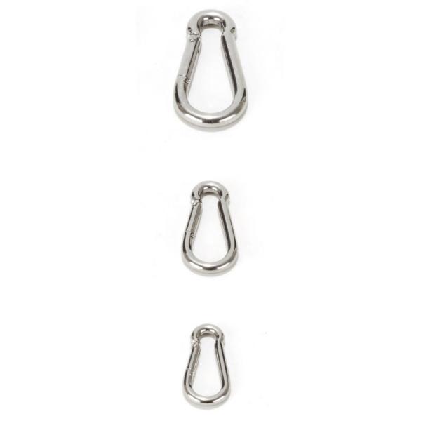 Karabiner aus Edelstahl in 2 Größen