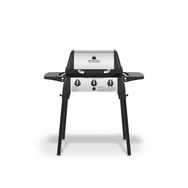 PORTA-CHEF™ 320 mit 2-tlg. matt-emaillierten Gussroste